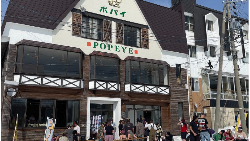 野沢温泉スキー場　外国クラブ化していたポパイ