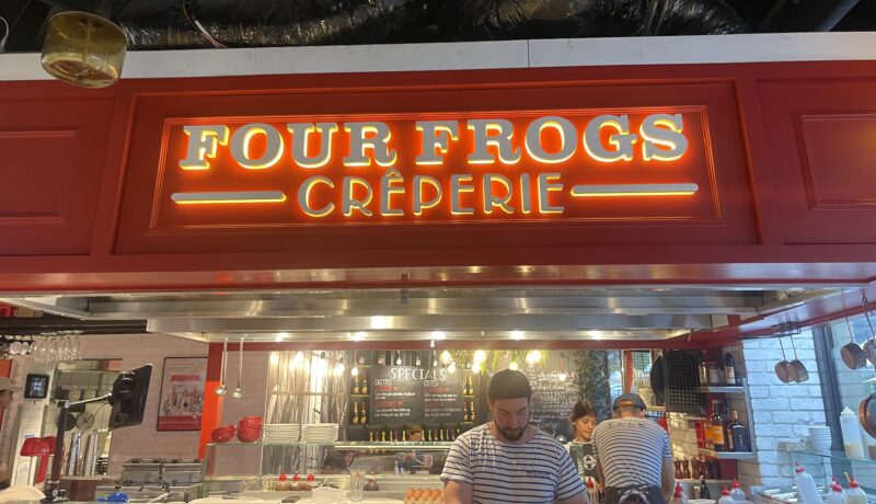 サーキュラーキーにある絶品クレープやさんFourFrogsCrepe
