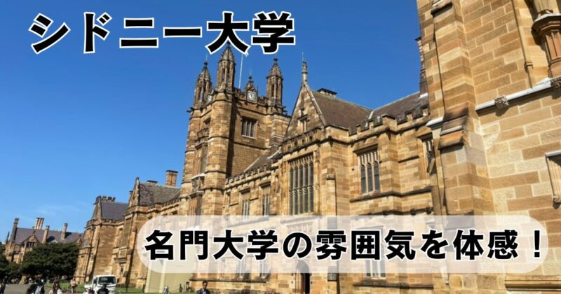 シドニー大学は散歩観光にぴったり