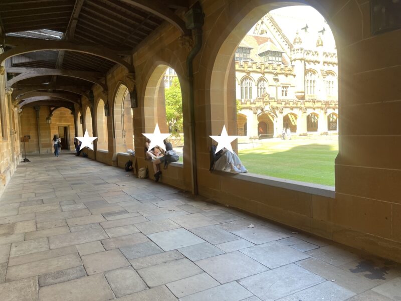 シドニー大学の中庭