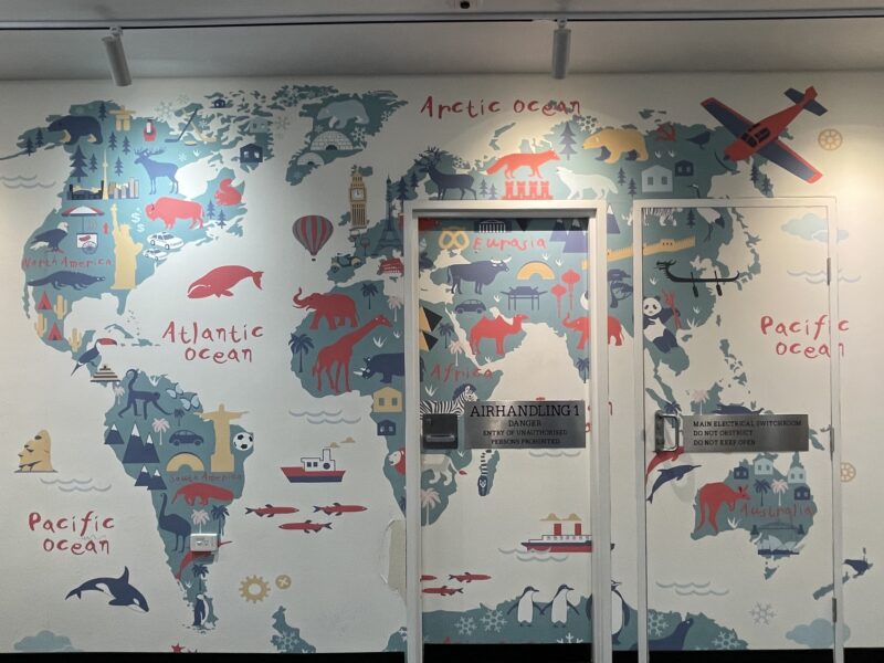 マンリービーチの図書館のかわいい壁紙