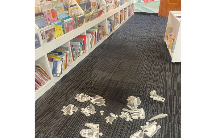 マンリービーチの図書館のこどもエリア