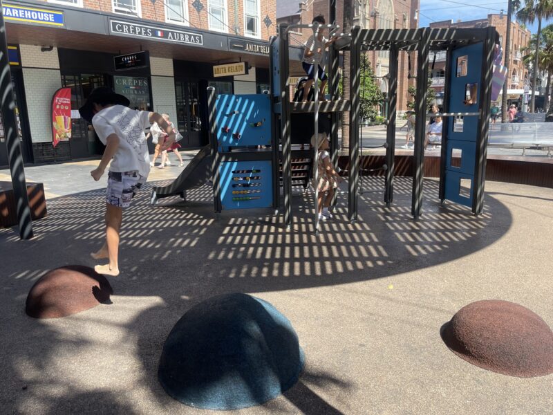 マンリービーチのプレイエリア