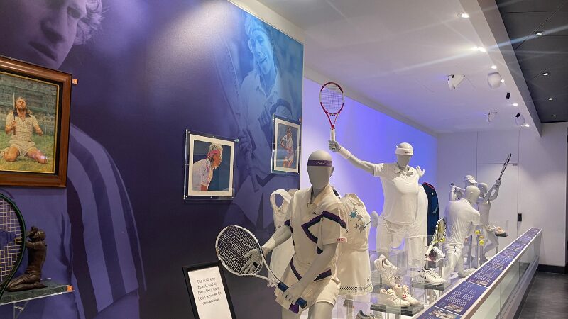 ウィンブルドン・ローン・テニス博物館の展示