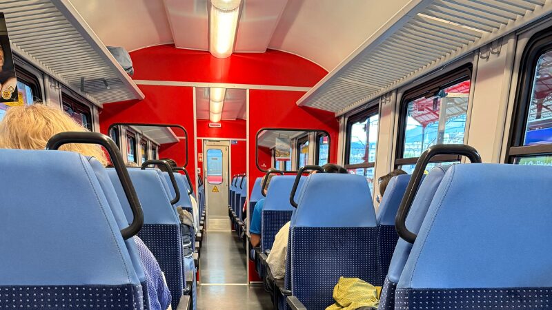 スイスの快適電車