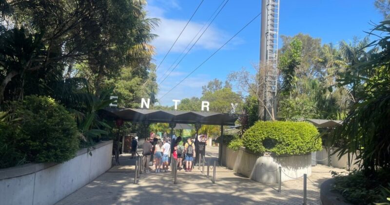 タロンガ動物園の入場ゲート