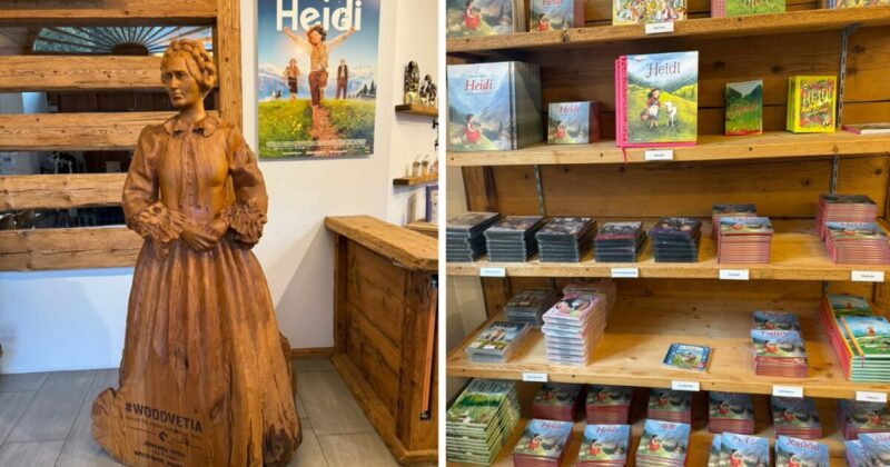 スイス マイエンフェルトにある観光案内所兼お土産屋さんの中