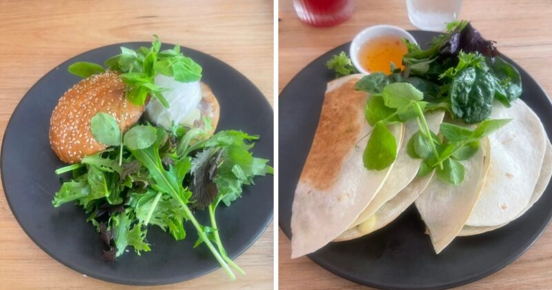 シドニーのロックスエリアにあるカフェThe Fine Food Storeのカフェご飯